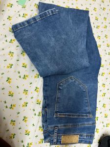 Blue Wash Denim Jeans