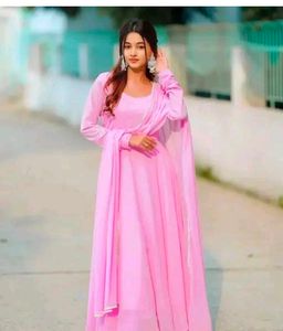Pink Kurta Set &amp; Dupatta