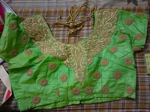 Silk Zari Work Lehenga With Net Dupatta
