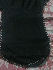Black Dupatta With Nakab