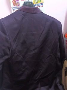 Men's Burgundy Shawl Collar Blazer