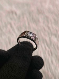 Men's Solitaire Ring 925 silver