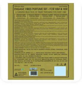 Engage Vibes Perfume Gift Pack Unisex (4×25ml)