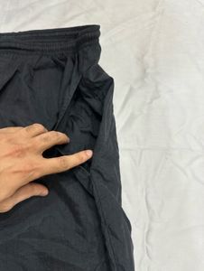 Nike Black Vintage Windbreaker Track Pants | Baggy