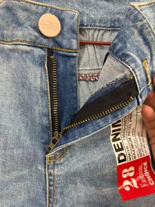 Classic Light Wash Denim Shorts