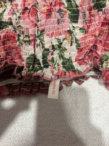 Korean Floral Mini Dress