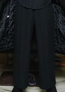 Baggy Korean Pants Unisex Black Trousers