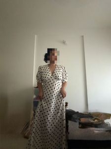 Polka Dot Maxi Dress