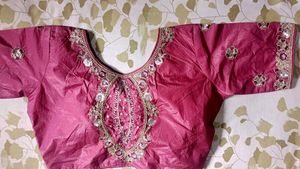 Exquisite Pink Embroidered Blouse