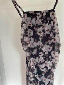 Floral Print Sheer Dress