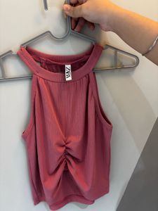 ZARA Ruched  Tank Top