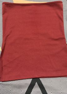 Maroon Tube Top