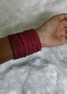 Beautiful Pink Bangles Set