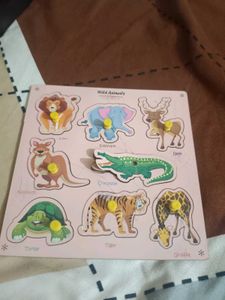 Set of 1 wooden puzzle Toy