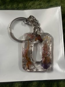 Resin Starburst Earrings with 1 keychain