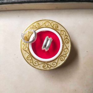 92.5 Pure Silver Hoop Earrings 1 pair