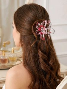 2 combo Cute Flower Hair Claw Clips