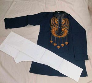 Navy Blue Kurta Set for boys