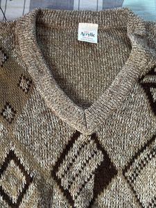 Cozy Geometric Knit Sweater