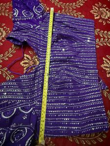 Purple lehnga