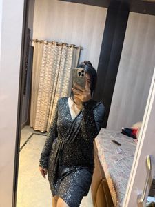 Sparkly Sequin Wrap Dress🧚🏻‍♀️🎀