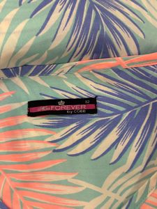 COBB Tropical Cold Shoulder Top