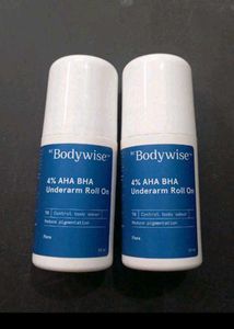 Bodywise Underarm Roll On - 4% AHA BHA