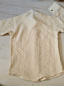 kids cream shirt