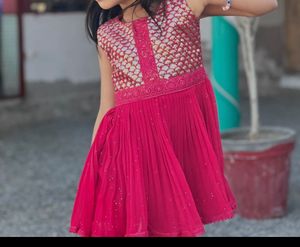 Girls Pink sharara Set