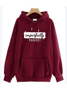 Maroon "imperfectly PERFECT" Hoodie