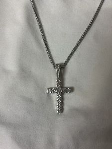 Anti- Tarnish Cross Pendant Necklace
