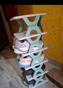 Compact 6-Tier Shoe Rack like new
