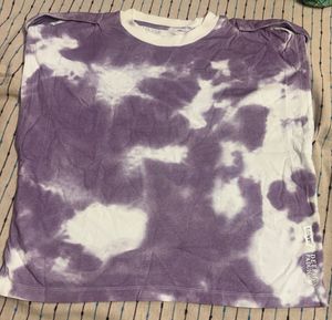 Purple Tie-Dye Sleeveless Top