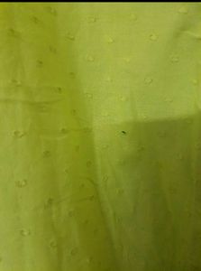 Chic Lime Green Kurti with Pink Accents