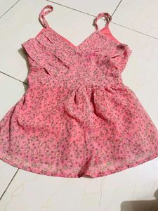 Pink Floral Cami Top