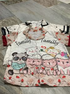 3 night suit 2 shirts and a short