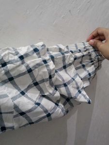 Checkered Hi-Lo Top