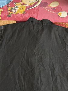 Men's Black Dragon Print Shirt