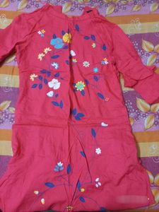 Floral Print Kurta