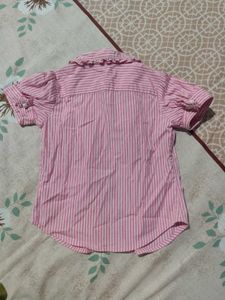 Ralph Lauren Pink Striped Shirt