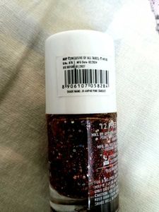 Just Herbs Nail Paint - PINK STARDUST