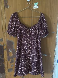 Floral Print Mini Dress
