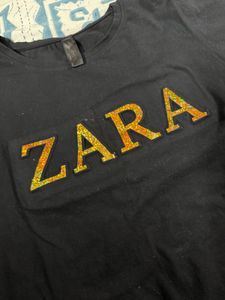 Zara Black Tee