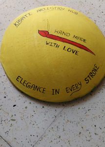 Hand-Painted Decorative pottery Plate
