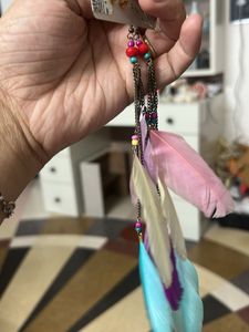 Bohemian Feather Drop Earrings