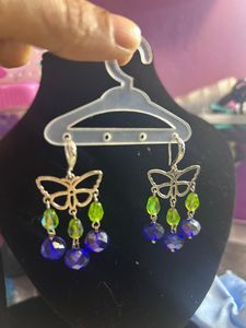Butterfly Drop Earrings