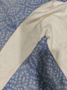Cream V-Neck Long Sleeve Sweater and new shampoo