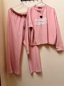 Pink "Adore Amour" Pajama Set