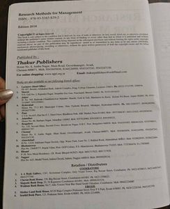 Research Methods For Management Textbook