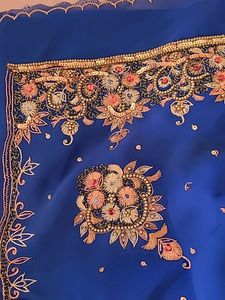 Chiffon Saree With Work